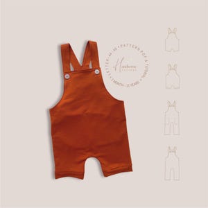 Kids Overall pattern, children romper sewing pattern PDF, baby overall pattern, children overall, romper for toddlers, short and long legs.