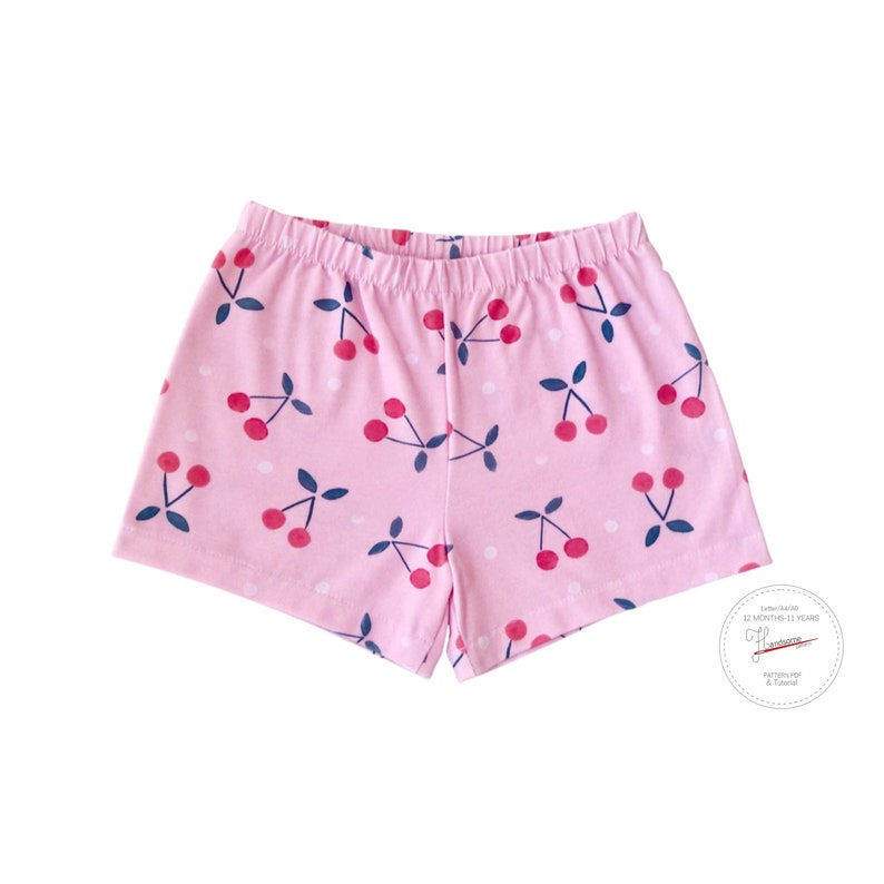 Kids and Baby Shorts Sewing Pattern PDF Kids Pants Shorts Etsy