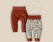 Baby pants pattern, Babies pants harem sewing pattern pdf, comfortable, baggy easy to sew pants sewing pattern, baggy pattern, Newborn-24 m.