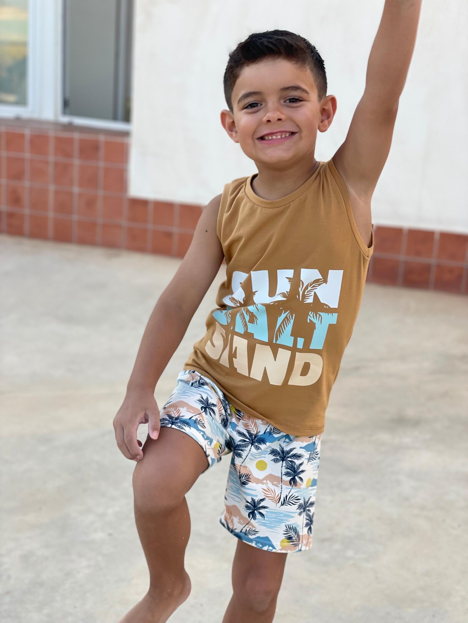 Kids Tank Top & Shorts Set Sewing Pattern PDF. Comfortable and ...