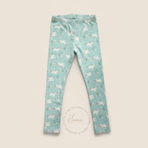 Patrón de costura para leggings infantiles, pantalones de punto fáciles (patrón PDF, de 12 meses a 11 años)