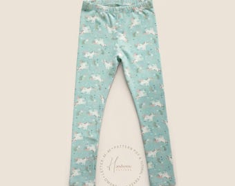 Kids Leggings Sewing Pattern, Easy Knit Pants (PDF Pattern, 12 Months to 11 Years)