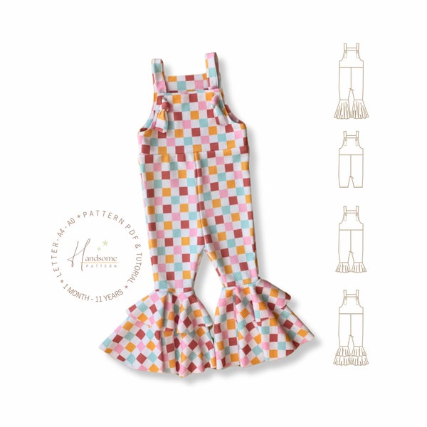 Baby Schlaghose Schnittmuster PDF, Schnittmuster Schnittmuster Schnittmuster Schnittmuster für Strampler, Strampler Schnittmuster, Strampler Schnittmuster, Strampler Schnittmuster, Strampler Schnittmuster und Schnittmuster für Babies.