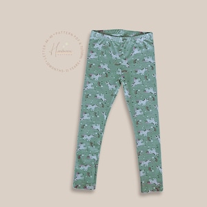 Kids and baby leggings sewing pattern PDF, girls sewing patterns, child leggings, girl pattern, easy sewing pattern, 12 months to 11 years