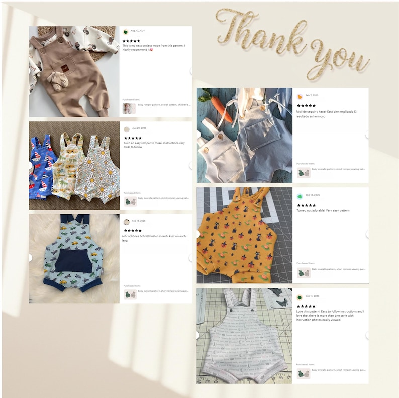 Baby overalls pattern, short romper sewing pattern PDF, grow with me baby romper pattern, jumpsuits with pocket, toddlers romper patterns. image 12