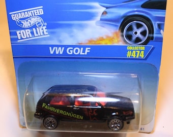 Hot Wheels Vintage Volkswagon Golf #474, You Choose, 1- Black, No
