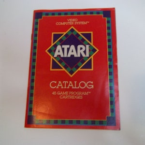 Vintage 1981 Atari Catalog