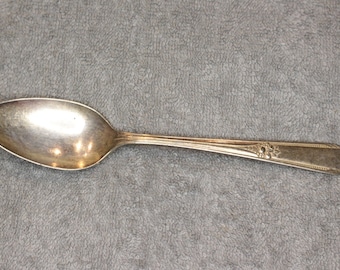 Vintage Wm A Rogers IS 7 pulgadas Cuchara de sopa