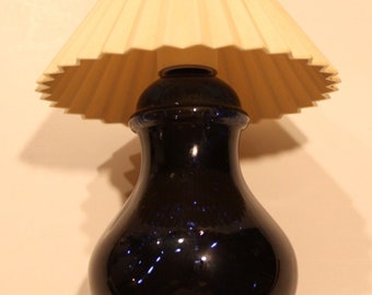 Vintage Avon Ming Blue Lamp Bottle/Decanter (Charisma Foam Bath Oil)