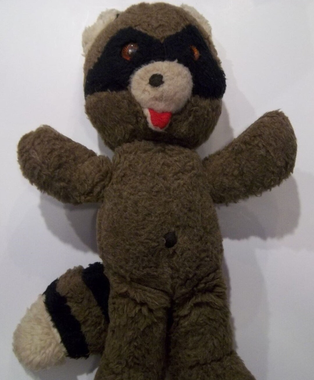 Vintage Animal Fair Inc. Stuffed Raccoon Etsy