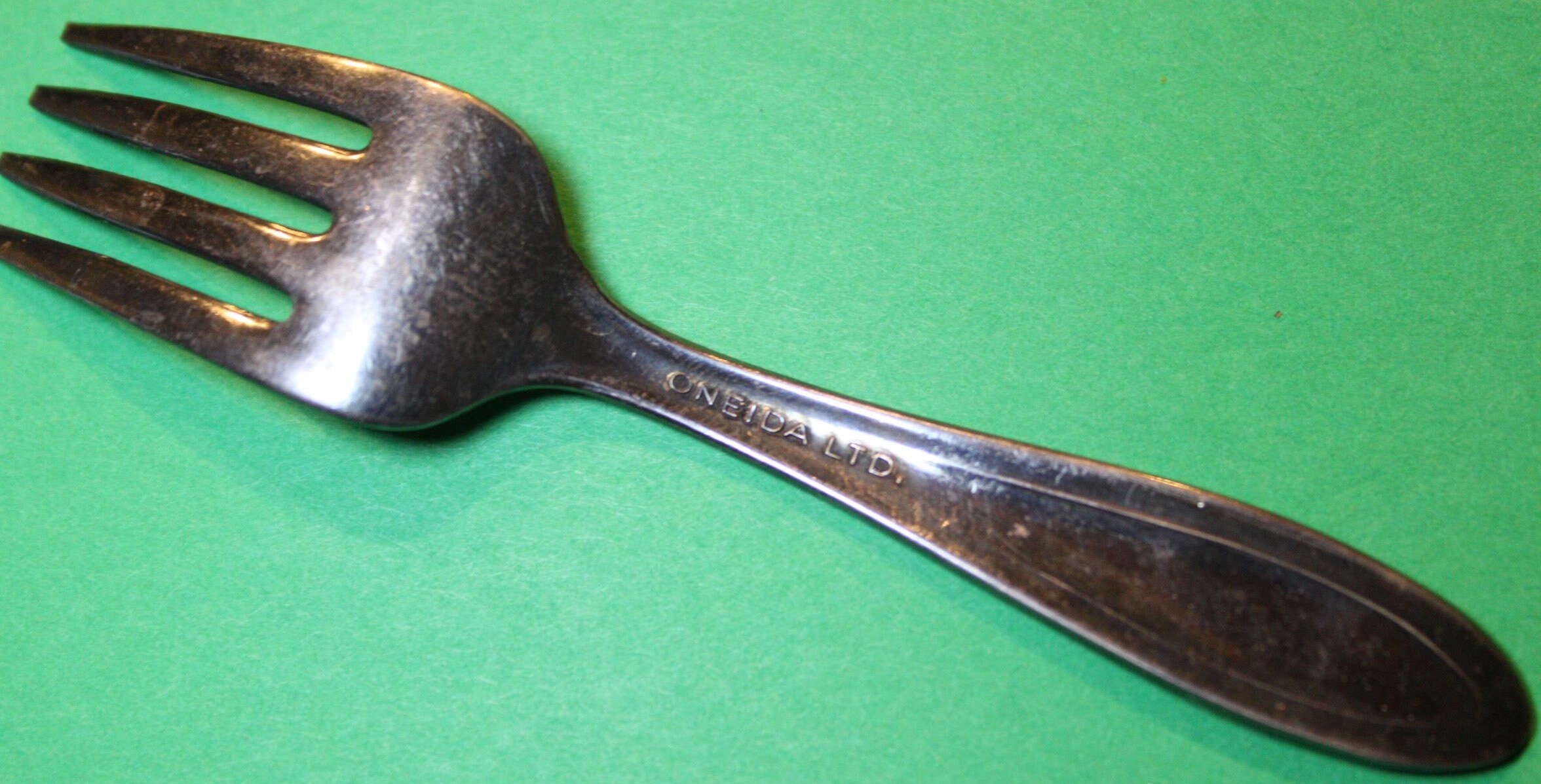 Vintage Oneida LTD 4 Inch Silverplate Fork Etsy