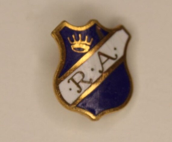 Vintage R.A. Royal Ambassadors Shield Lapel Pin