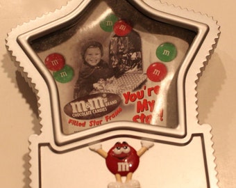 Vintage M&M's Star Photo Frame