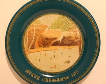 Vintage Grandma Franklin Annual Christmas Collectors Plate 1978