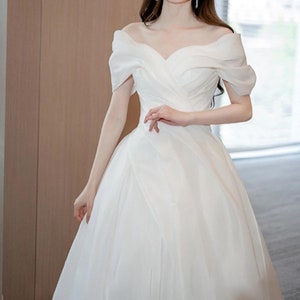 新品未使用 USA プリンセスドレス ホワイト S わぁ パーティー バースデー 