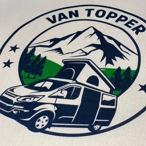 Personalised Campervan Drawstring Storage Stuff Bag- Gift for camper image 5