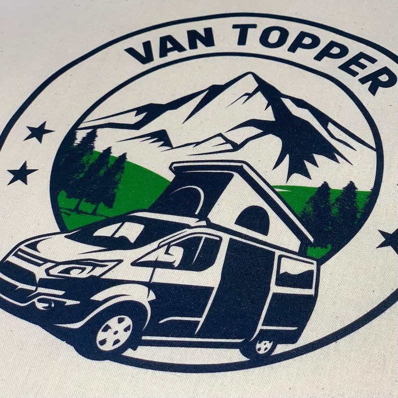 Personalised Campervan Drawstring Storage Stuff Bag- Gift for camper image 5