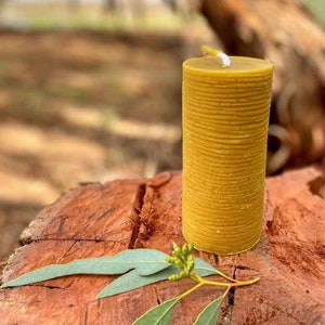 Beeswax candle
