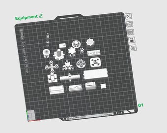 Greeblie Equipment & Tech Model Pack - 3D Print Ready