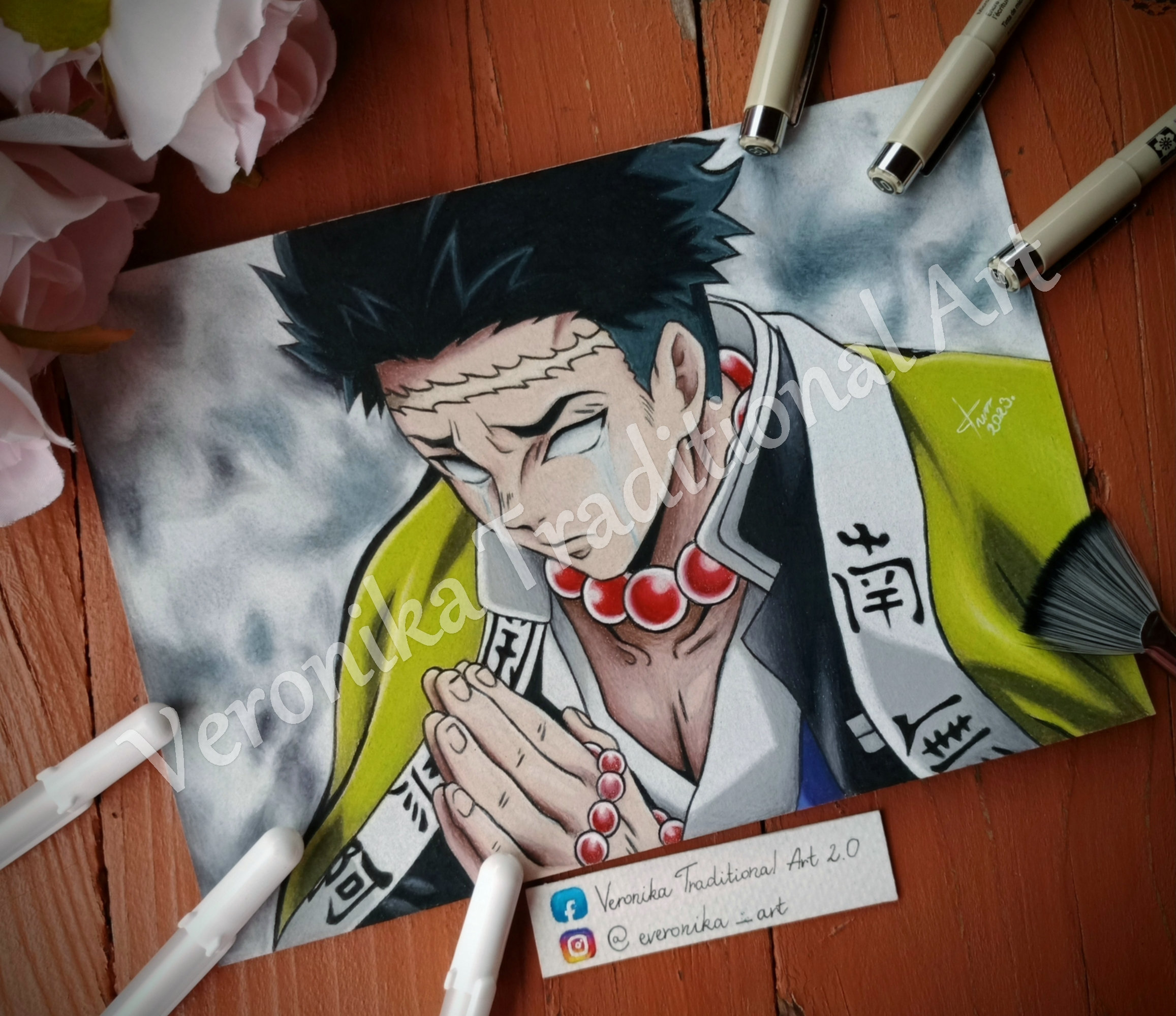 PRINT desenho ilustração AQUARELA lápis de cor decorativo de animes  diversos com e sem moldura quadro acetado A4 21cmx29cm - Kimetsu no yaiba,  Hashira, Rengoku, Demon Slayer, Sukuna, Jujutsu Kaisen, Charizard Pokemon