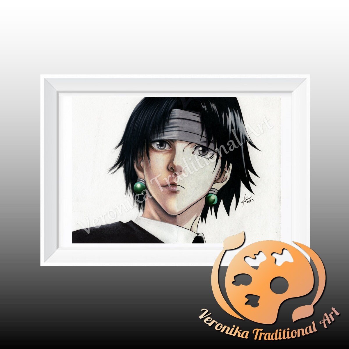 Poster World Chrollo Lucifer Hunter X Hunter Realistic Fan Art