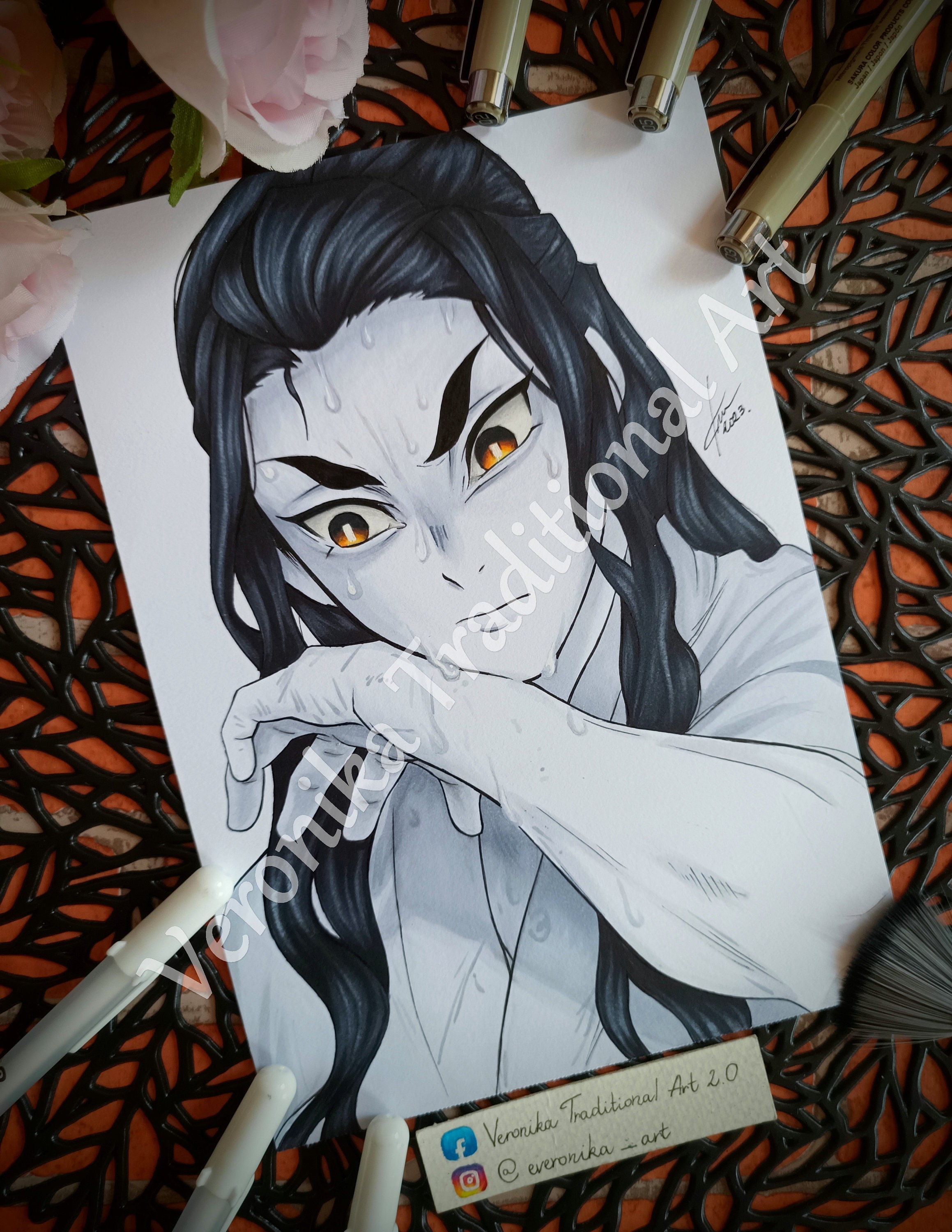 Kotaro Haganezuka without his mask (art by @harusame_0986) :  r/KimetsuNoYaiba