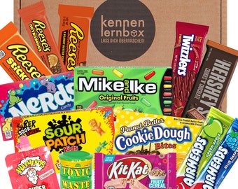 candy box | United States Jumbo Box | Introductory box with 15 popular sweets from America | Gift idea for special occasions