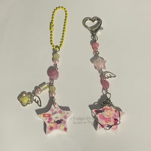 Beaded keychains/phone charms
