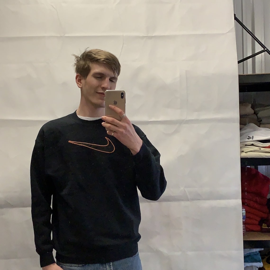 nike big tick sweatshirt