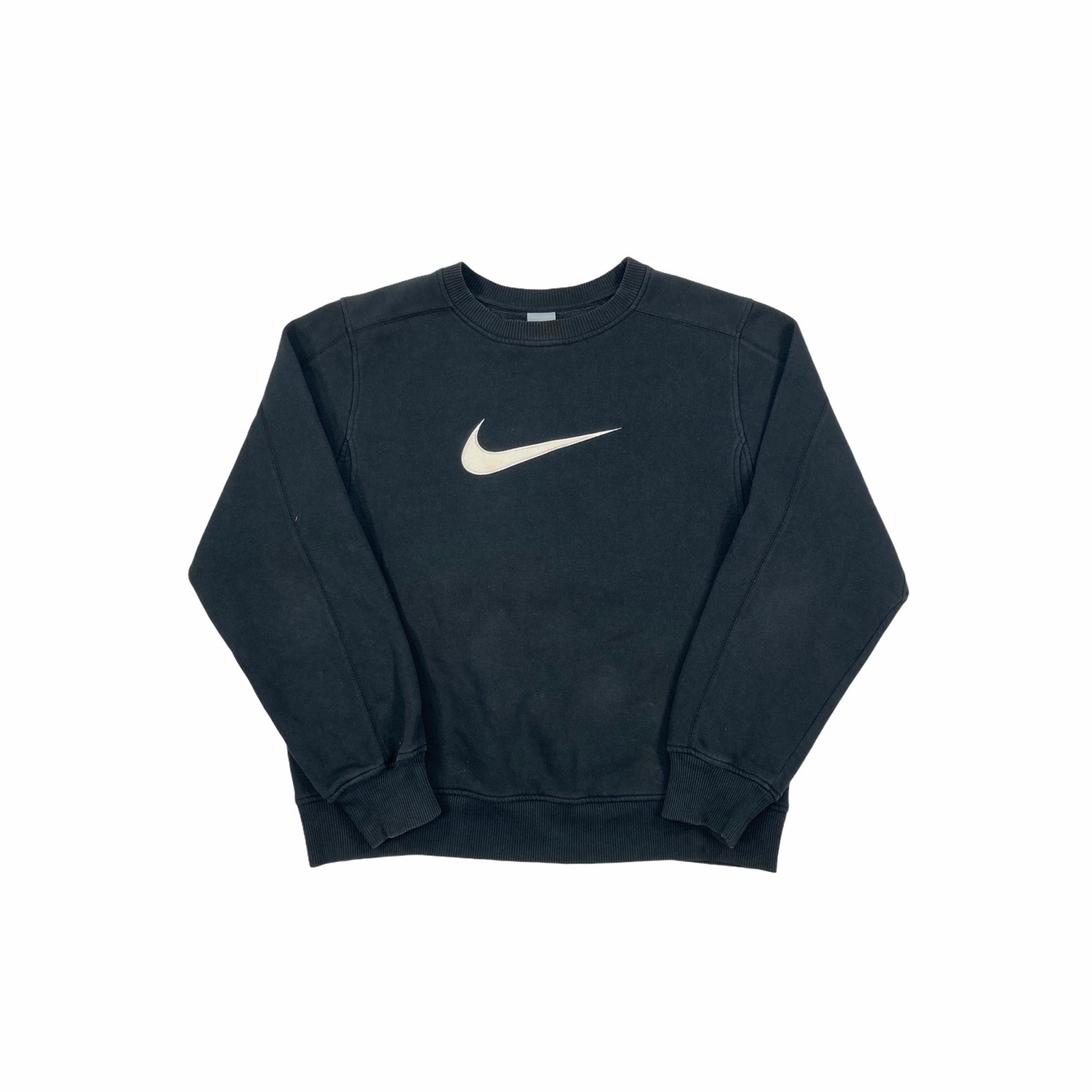 Vintage Black Nike Big Tick Sweatshirt M | Etsy