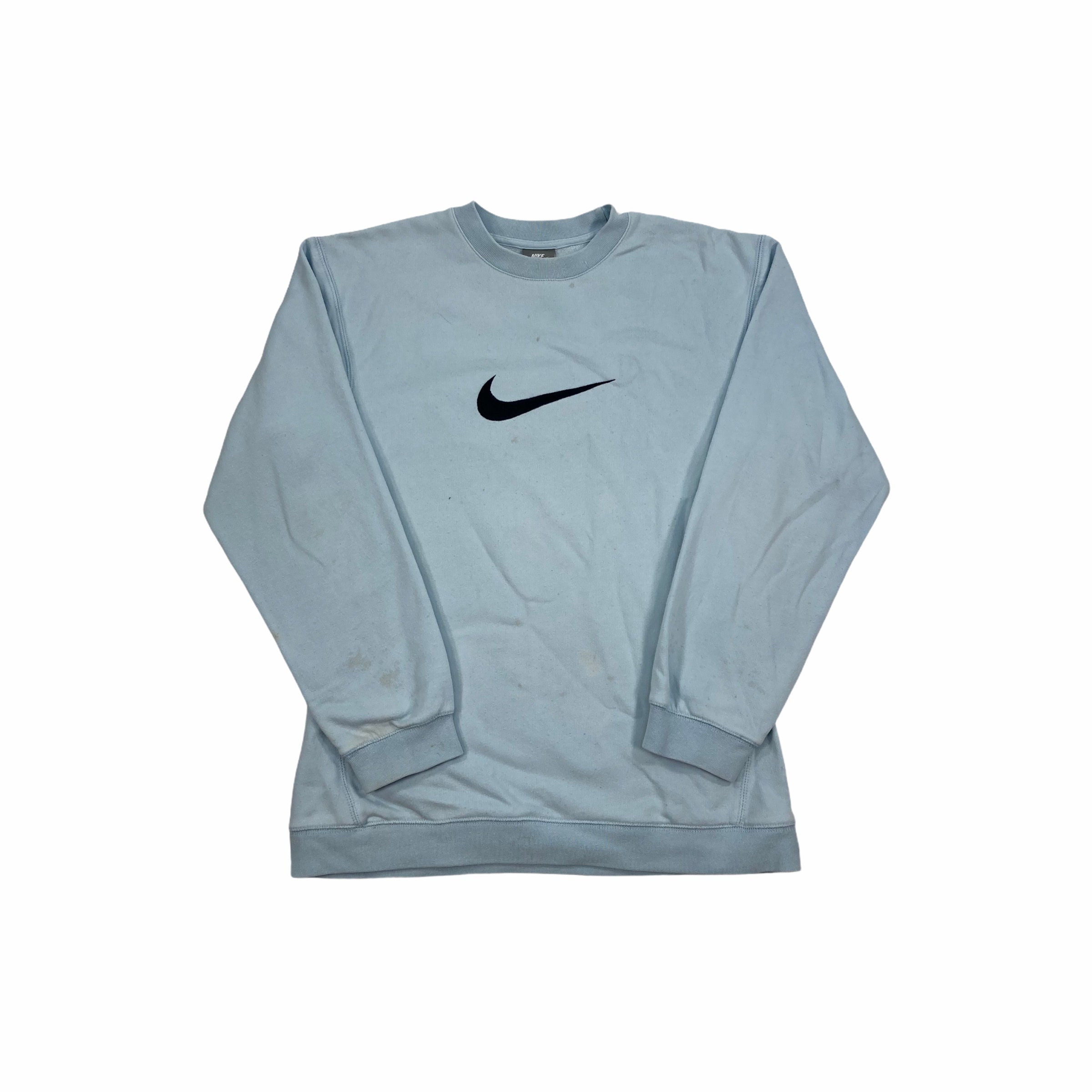 Vintage Baby Blue Nike Big Tick Sweatshirt XS | Etsy
