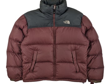 brown coat the north face