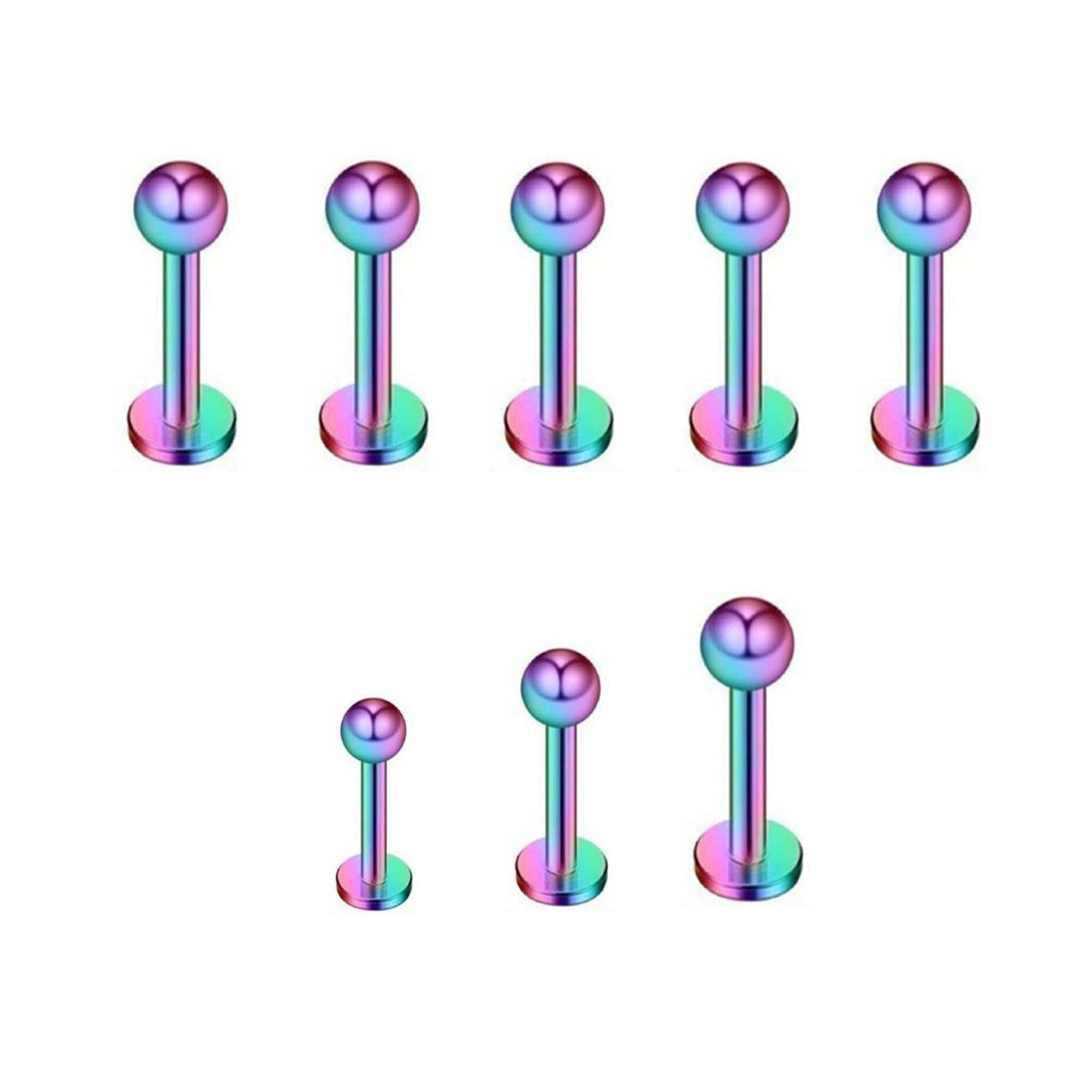 Nipple Bars Labret Bars Tragus Bars Monroe Ball Bar Ear Stud Cartilage Helix Piercing Lip Bar