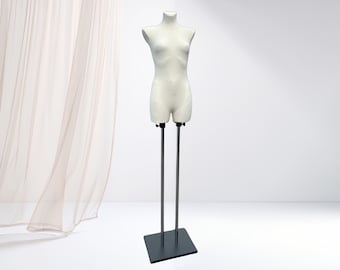 Mannequin female, Dress form, Sewing mannequin female with legs, cover - cream