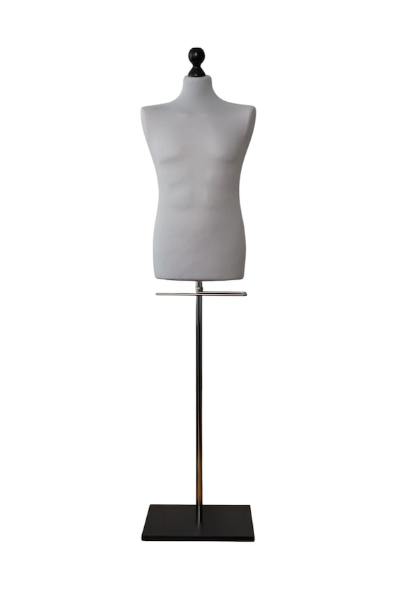 Mannequin vitrine homme, mannequin vêtement avec visage résine noire Mannequin vitrine homme, mannequin vêtement avec visage résine noire