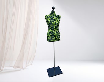 Maniquí mujer, forma de vestido, maniquí de costura mujer, funda - patrón verde