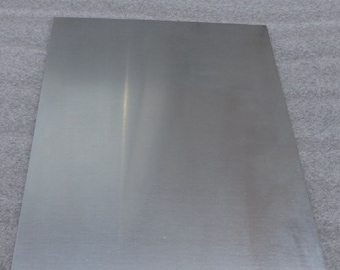 Zinc Sheet Natural Finish, Stamping, Etching, Stencils and Metalworking, 4 Thicknesses