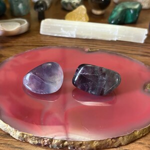 Rainbow Fluorite Tumbled Stone