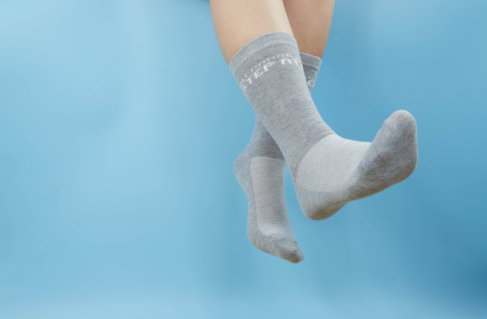 RE 100 Recycled Plastic Athletic Socks in Colour Option Dark Grey