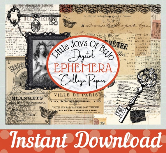 Printable PaperRenaissance Scrapbook Paper Vintage Etsy