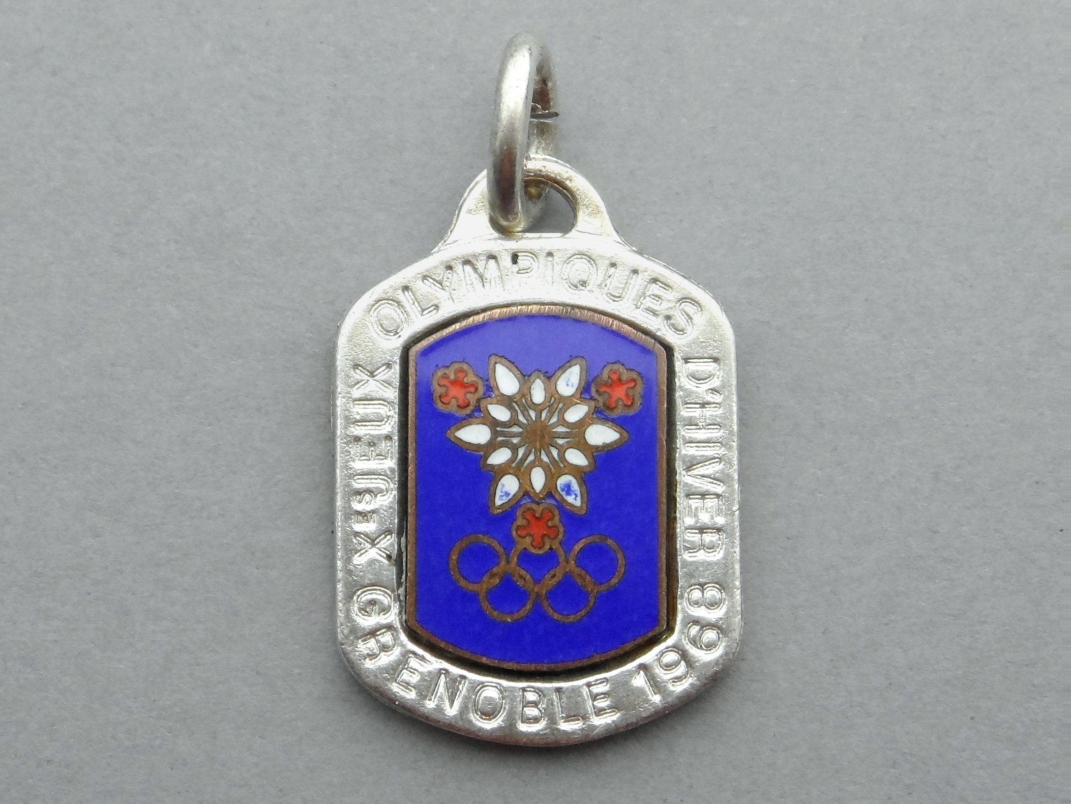 Alte Brosche X es Jeux Olympiques D'hiver Grenoble 1968 (146