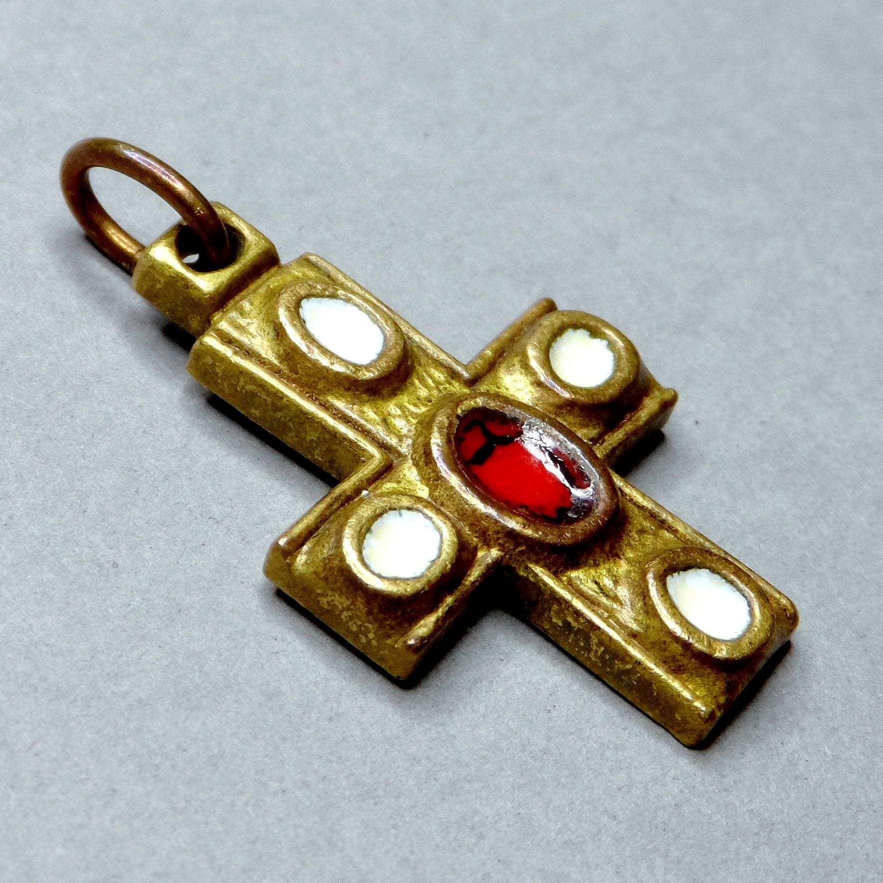 Collier Artisanal En Bronze Et émaux D'art Dominique Piéchaud - Occasion Bon état