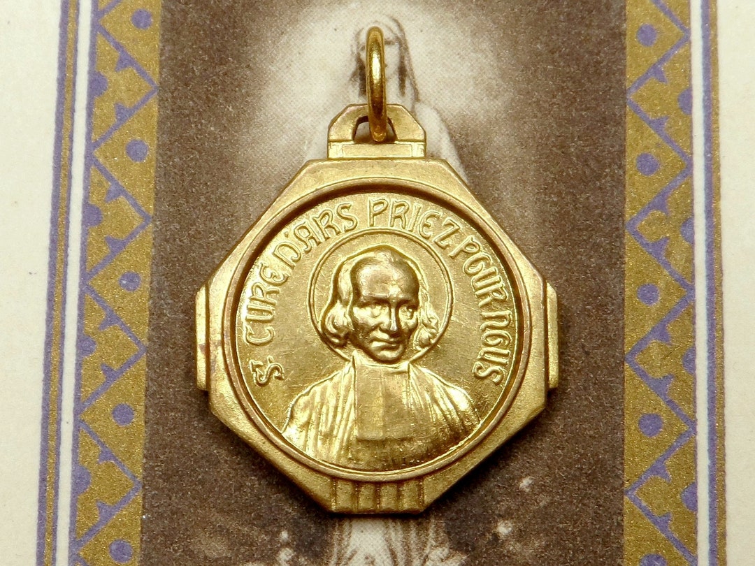 Saint Philomena Saint John Vianney Ars. Antique Religious Etsy