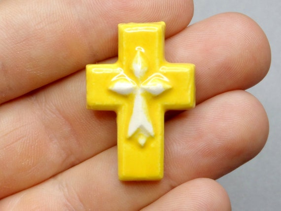 Ermine, Large Heraldry Cross. Antique Religious C… - image 2