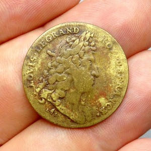 フランス王「ルイ14世」銀製メダル （Louis xiv coin - Etsy 日本）