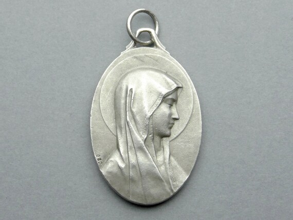 Saint Virgin Mary. Christ, Sacred Heart. Antique … - image 2