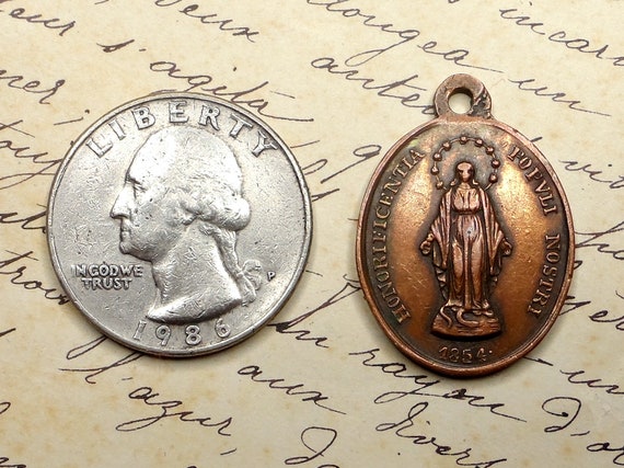 Honorificentia Populi Nostri 1854, Saint Virgin M… - image 3