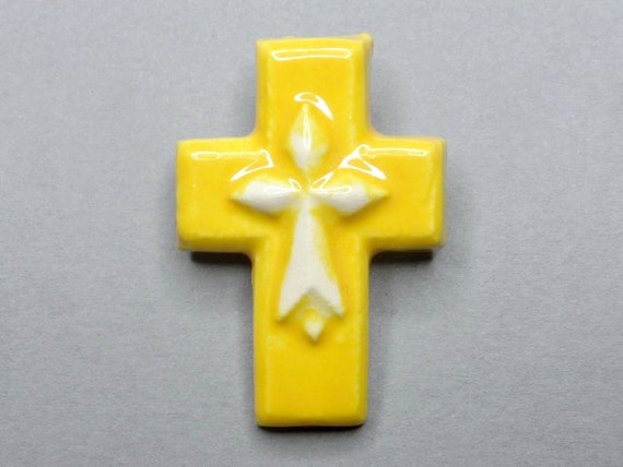 Ermine, Large Heraldry Cross. Antique Religious C… - image 4