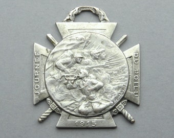 Hairy Day 1915, WWI. Pendant by Bargas.