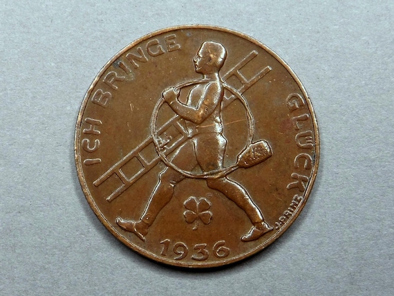 Chimney Sweep. Ich Bringe Gluck 1936. New Year Lucky. German